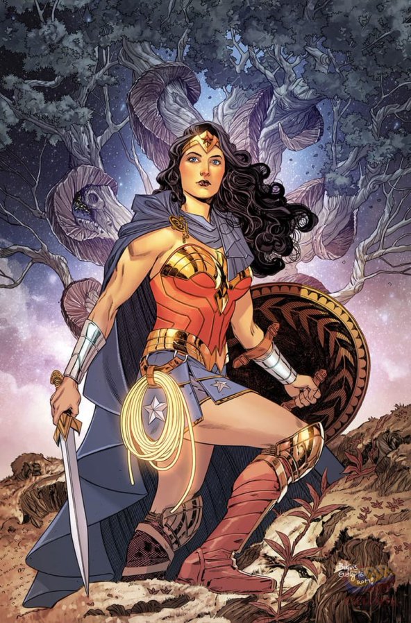 Capa de Wonder Woman #16 por Bilquis Evely